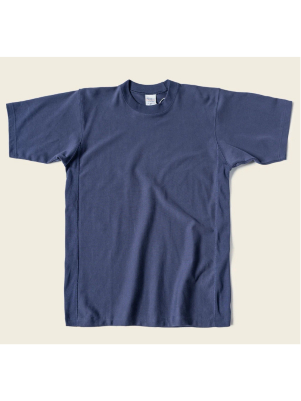 BRONSON MFG. CO. 10.6 oz Reverse Weave 100% Cotton T-Shirt - Navy S